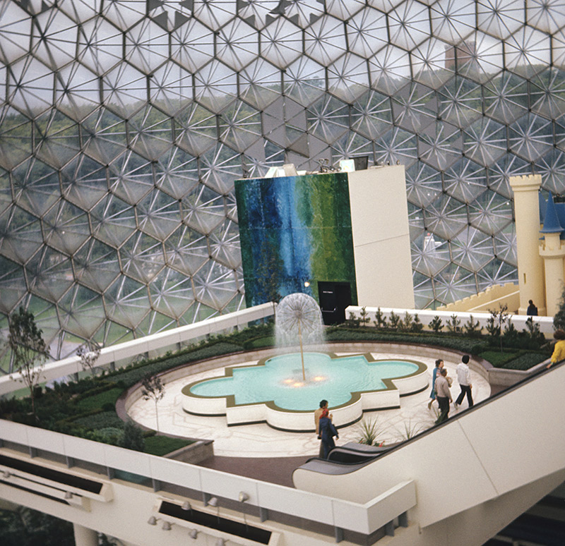 A View Inside Biosphere In 1972 1967 Montreal Canada Expo 67