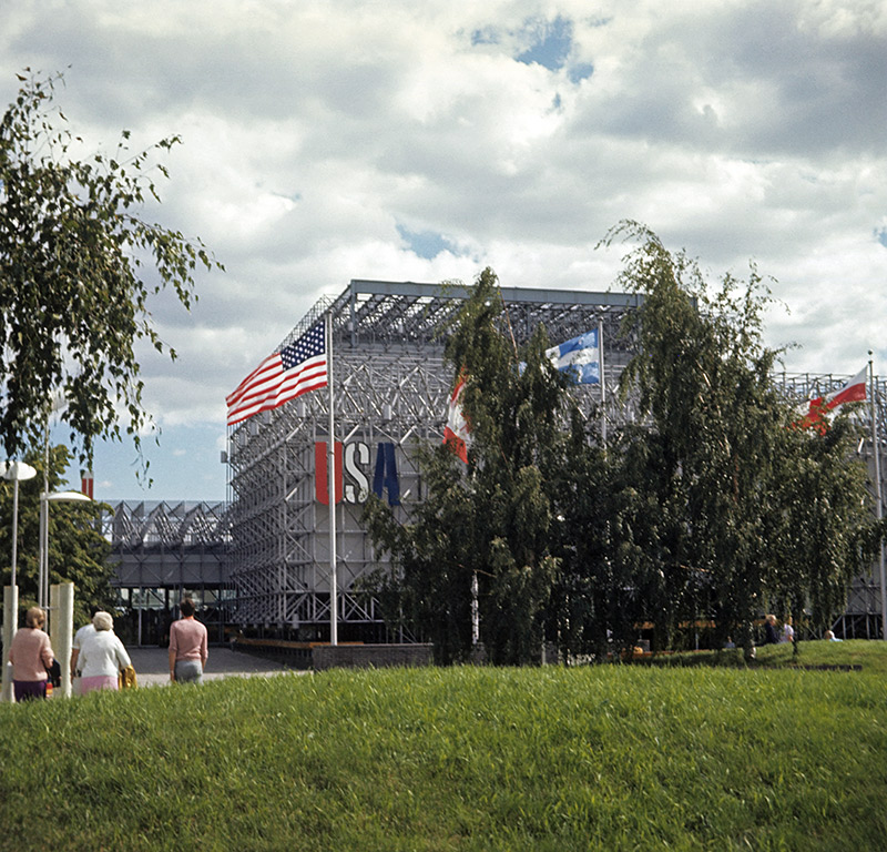 The USA pavilion for 1972 - 1967, Montreal, Canada - Expo 67 - World's ...