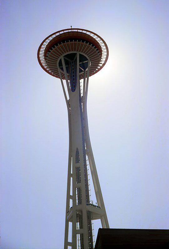 A different angle on the Space Needle - 1962, Seattle, United States ...