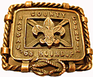 Council Roundup '68 belt buckle