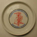 Small ceramic C.O.P.E. plate