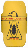 Buckskin Lodge neckerchief slide