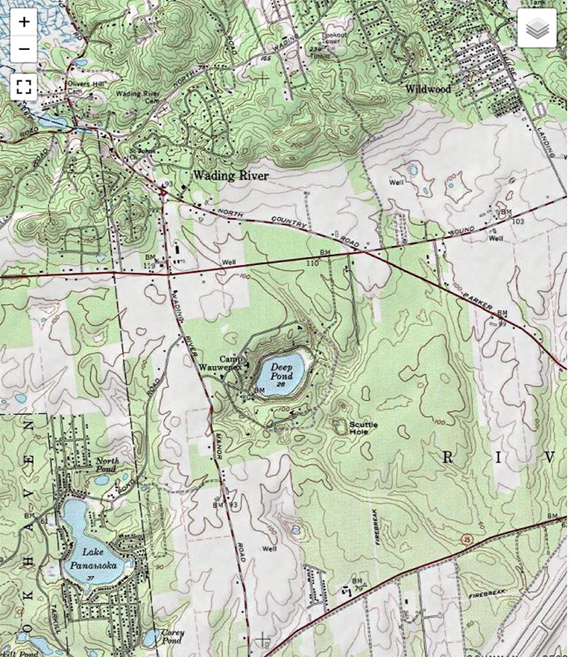 Topographic map