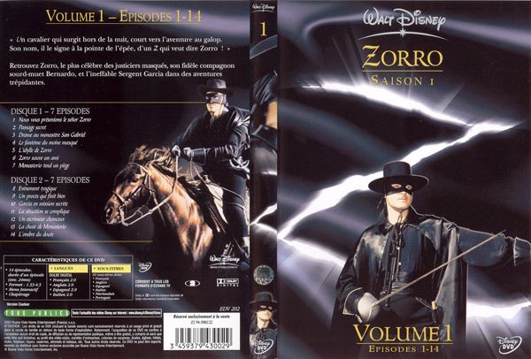Zorro 1°temp - Box - 5 Dvds Edição Para Colecionador
