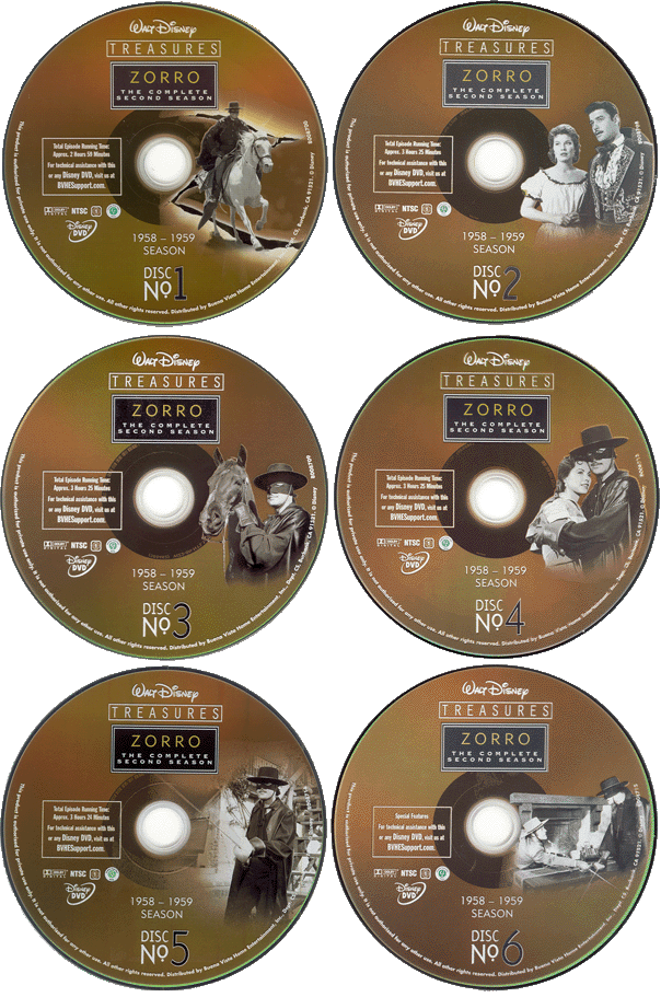 Treasures DVD discs season 2
